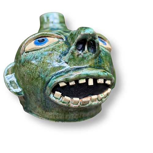 Jackie Apessos 4" Attitude Face Jug DP5499